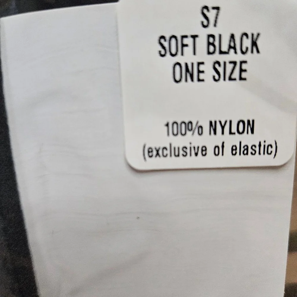 Nationals Guaranteed Hosiery 3 Pk One Size Soft Black Vintage Thigh Pantyhose